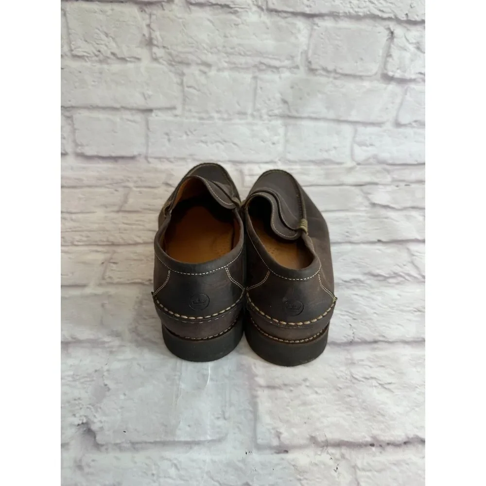 Crown Men's Handsewn brown Leather Penny Loafer size 10.5